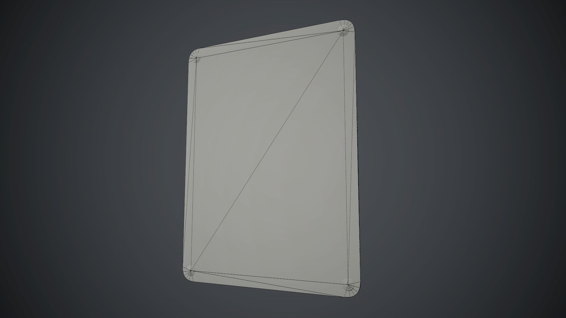 Plastic No Smoking Sign 2 PBR Game Ready  Low-poly 3D model_9