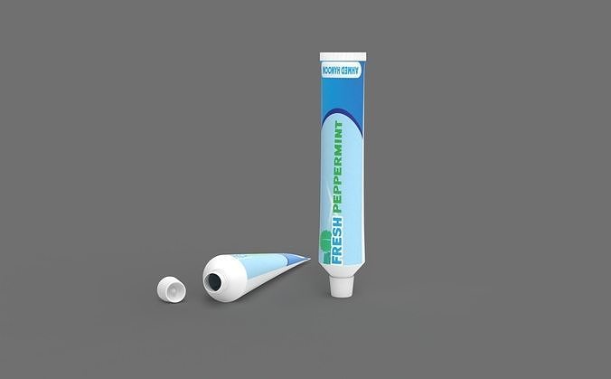 collapsible tube 3D model