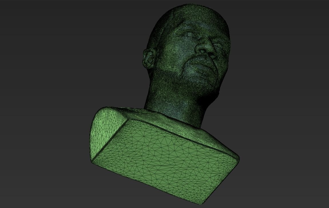 50 Cent bust 3D printing ready stl obj formats 3D print model_26