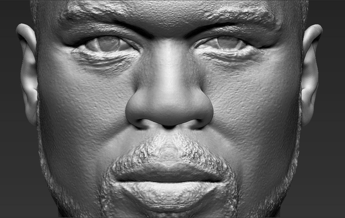 50 Cent bust 3D printing ready stl obj formats 3D print model_13