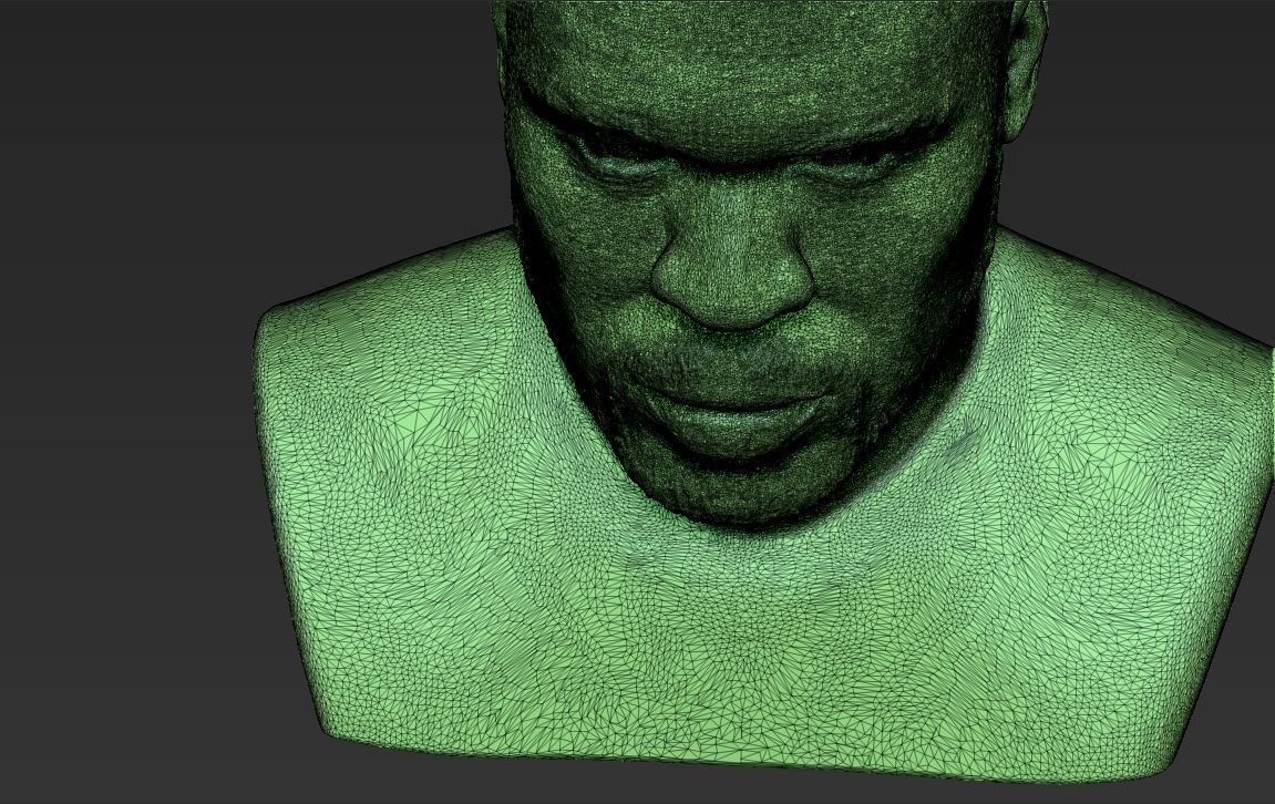50 Cent bust 3D printing ready stl obj formats 3D print model_25