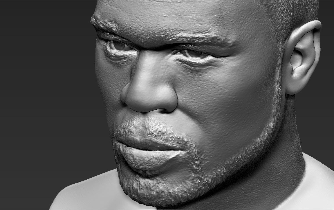 50 Cent bust 3D printing ready stl obj formats 3D print model_15