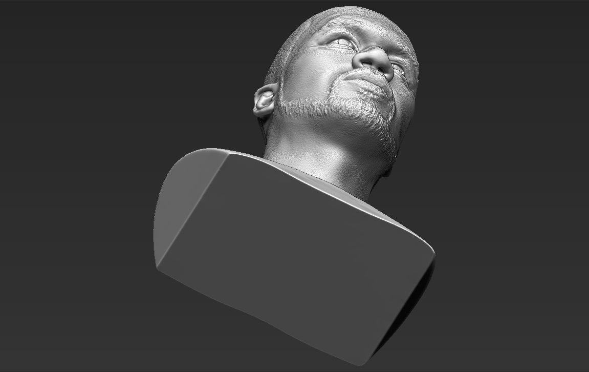 50 Cent bust 3D printing ready stl obj formats 3D print model_19