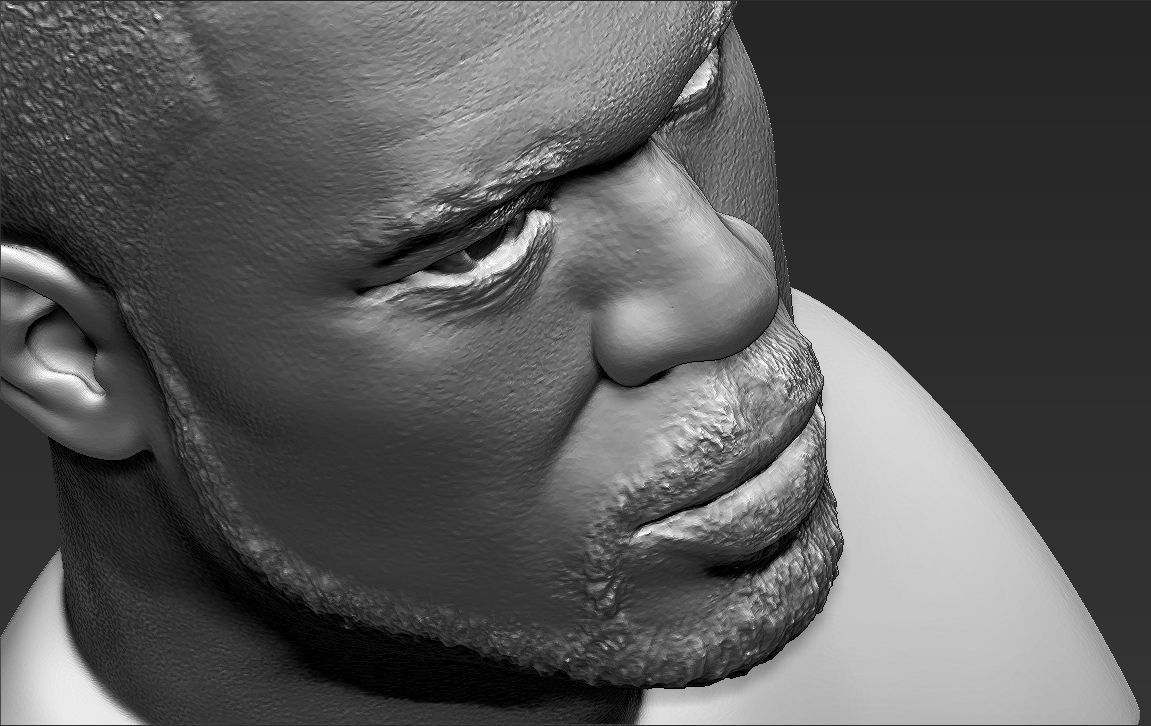 50 Cent bust 3D printing ready stl obj formats 3D print model_18