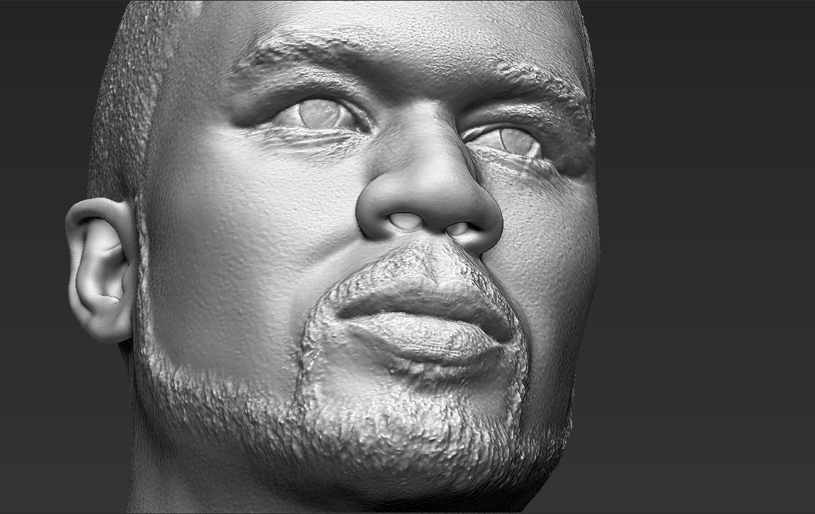 50 Cent bust 3D printing ready stl obj formats 3D print model_16