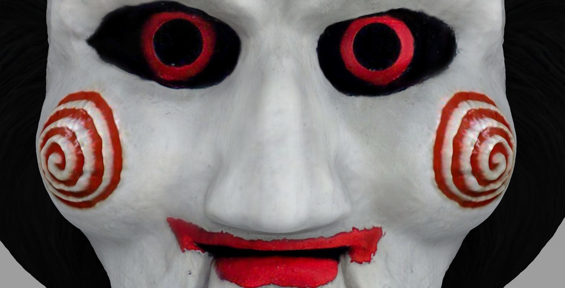 Billy the Puppet from Saw bust ready for full color 3D printing 3D print model_12