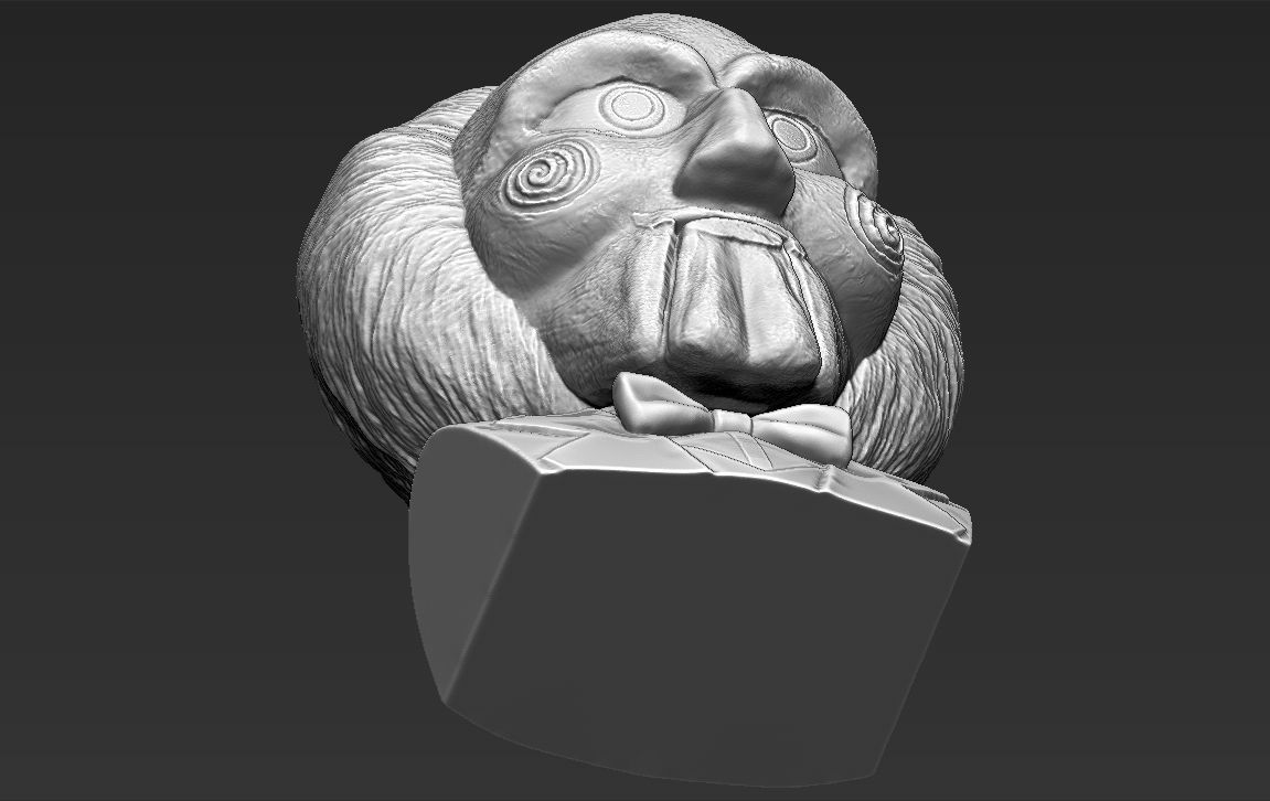 Billy the Puppet from Saw 3D printing ready stl obj formats 3D print model_26