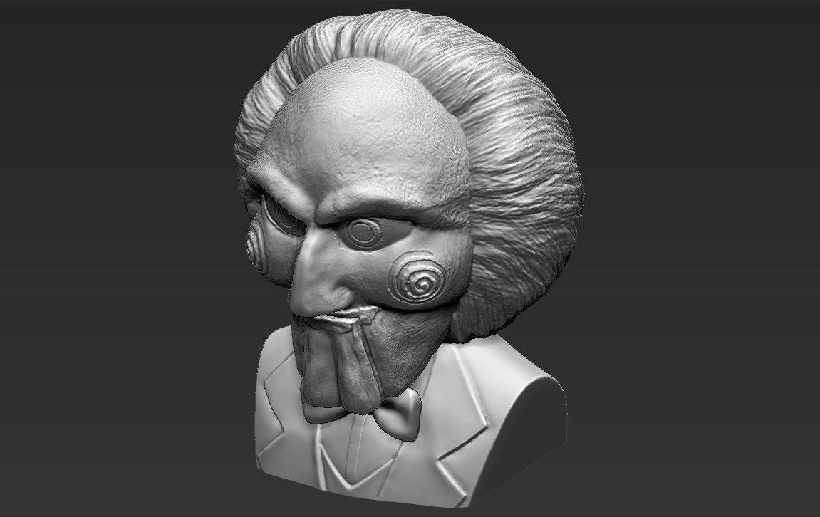 Billy the Puppet from Saw 3D printing ready stl obj formats 3D print model_17