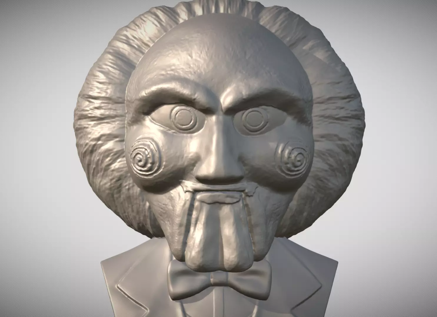 Billy the Puppet from Saw 3D printing ready stl obj formats 3D print model_0