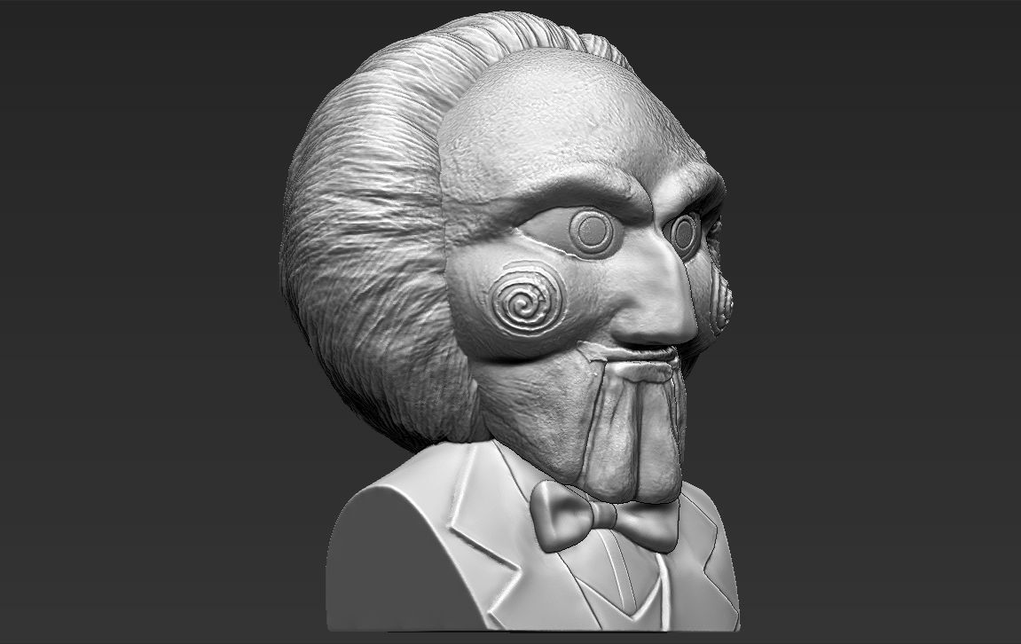 Billy the Puppet from Saw 3D printing ready stl obj formats 3D print model_14