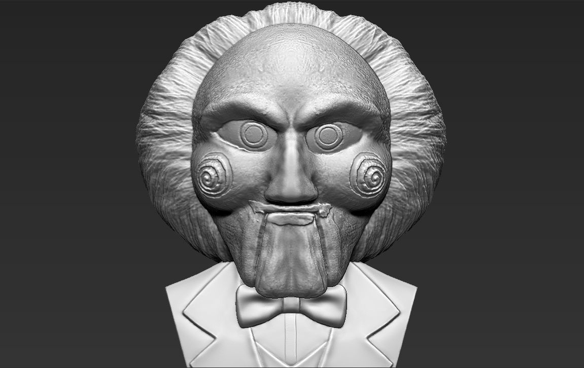 Billy the Puppet from Saw 3D printing ready stl obj formats 3D print model_6