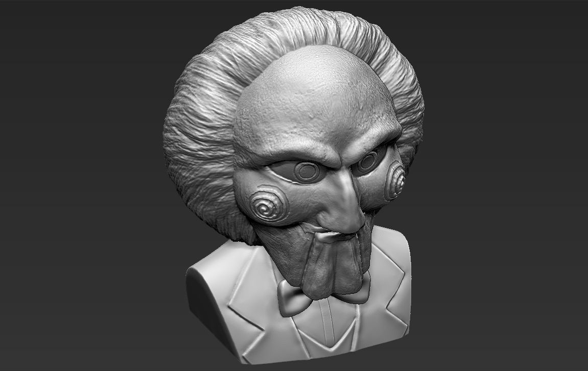 Billy the Puppet from Saw 3D printing ready stl obj formats 3D print model_16