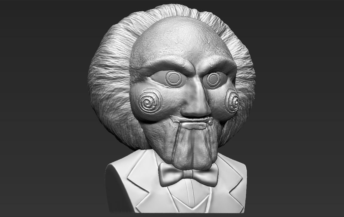 Billy the Puppet from Saw 3D printing ready stl obj formats 3D print model_15
