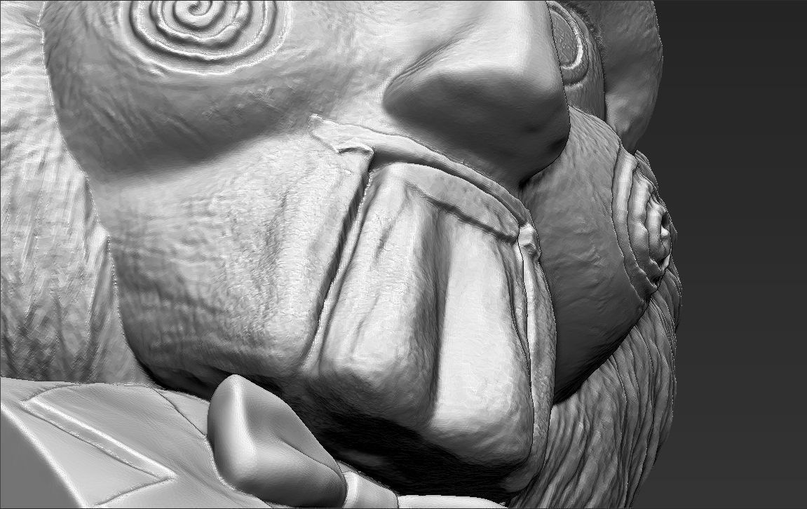 Billy the Puppet from Saw 3D printing ready stl obj formats 3D print model_24