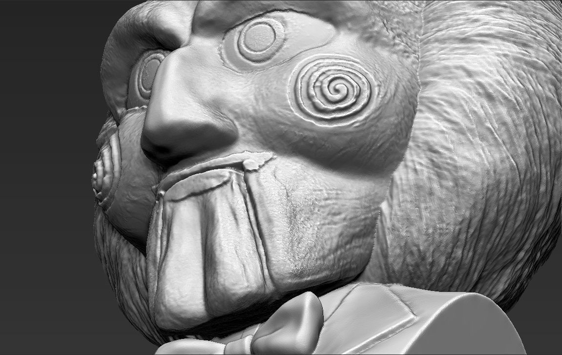 Billy the Puppet from Saw 3D printing ready stl obj formats 3D print model_23