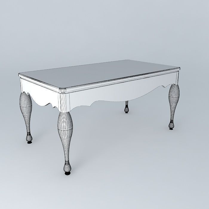 DINING TABLE Free 3D model_4