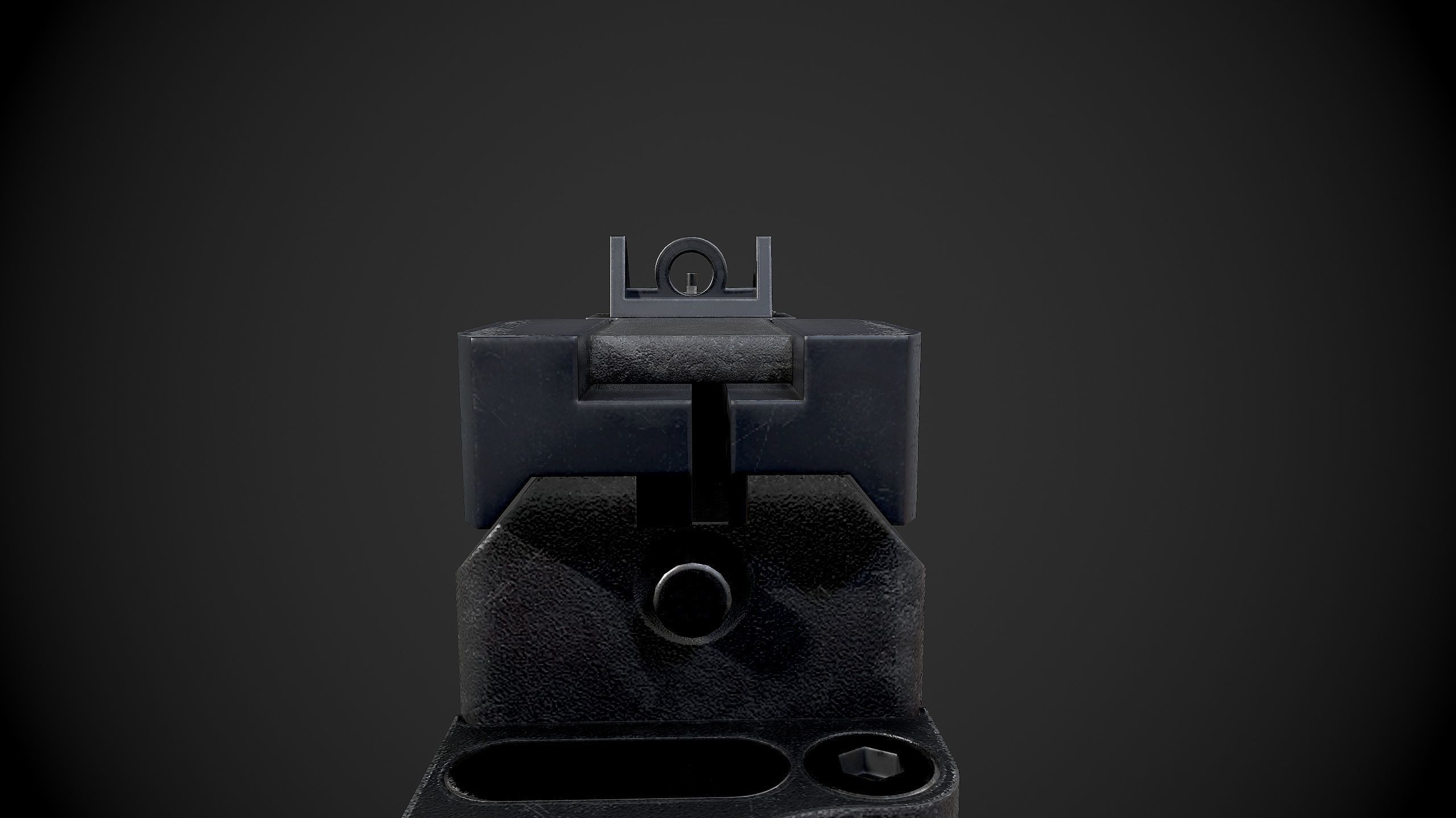 MP9 Submachine Gun Low-poly 3D model_13