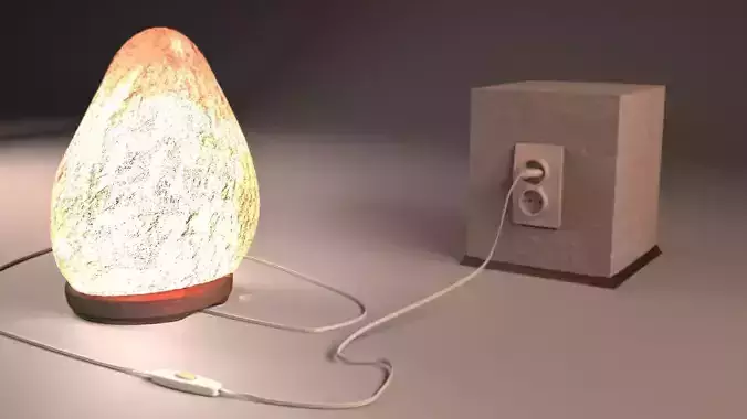 Himalayan Salt Lamp 3D model