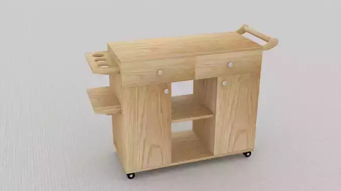 Coffee Trolley 3D print model