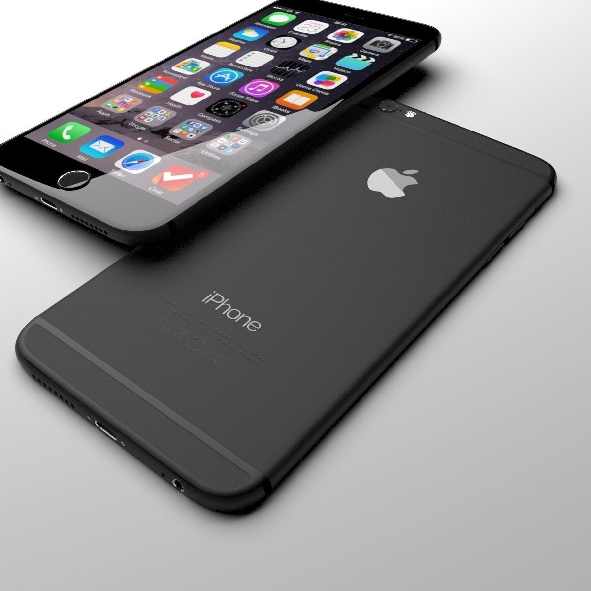Apple iphone 6 and 6 plus all color 3D model_23