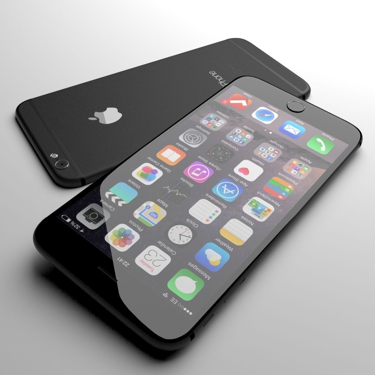 Apple iphone 6 and 6 plus all color 3D model_27