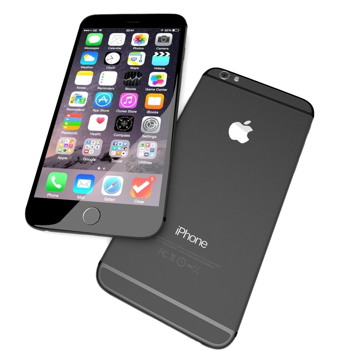 Apple iphone 6 and 6 plus all color 3D model_7