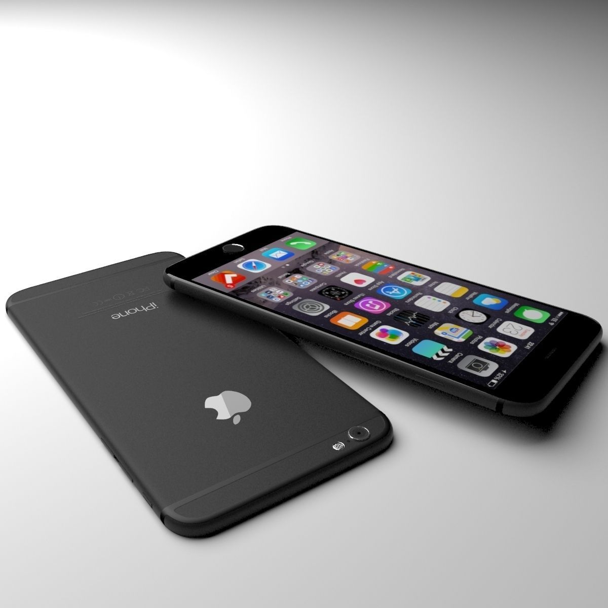 Apple iphone 6 and 6 plus all color 3D model_29