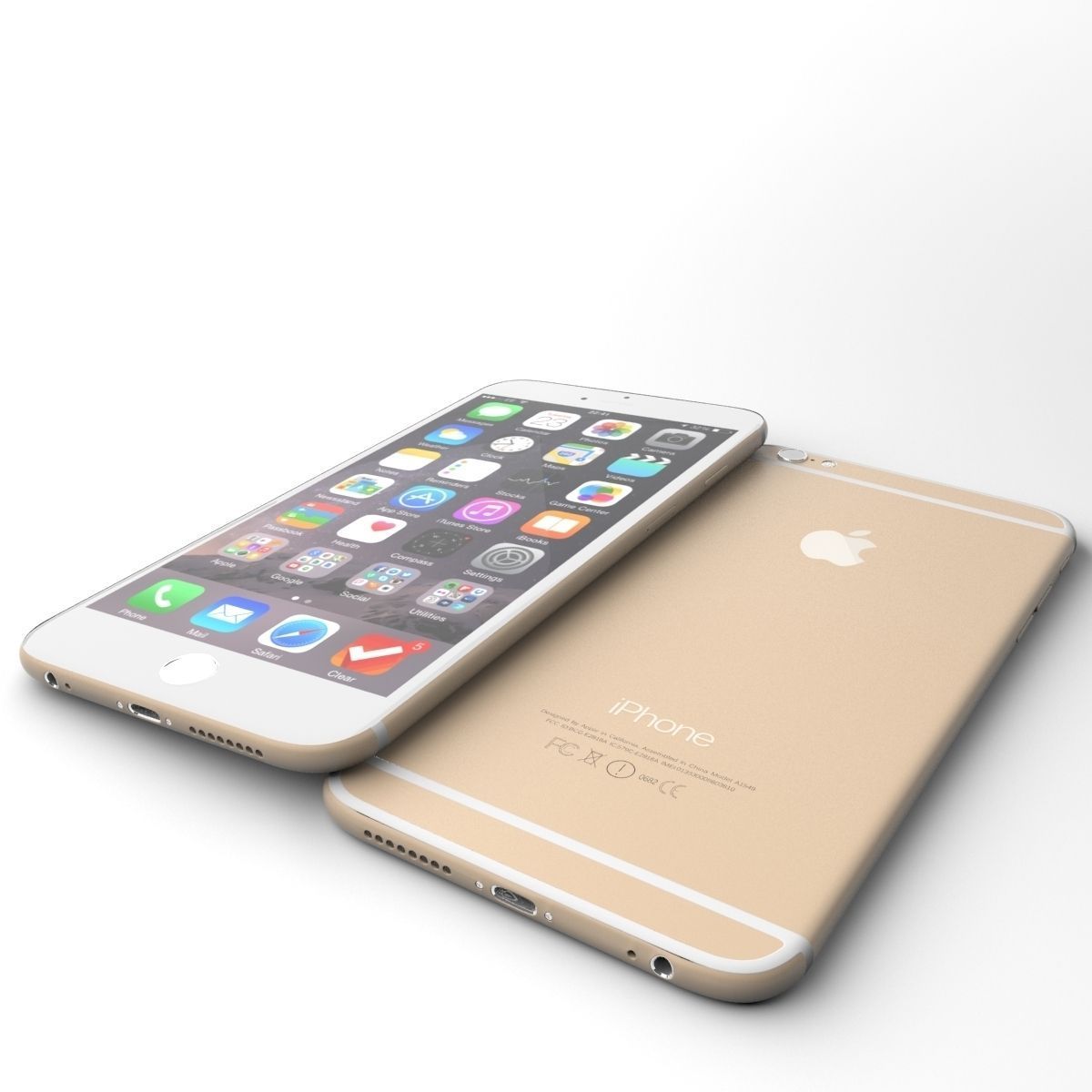 Apple iphone 6 and 6 plus all color 3D model_13