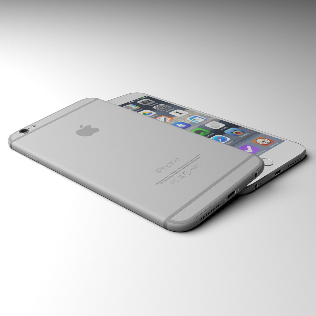 Apple iphone 6 and 6 plus all color 3D model_14