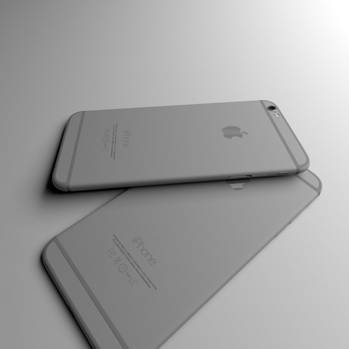 Apple iphone 6 and 6 plus all color 3D model_20