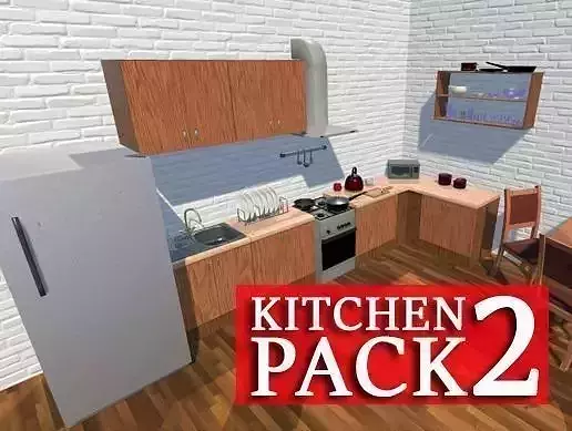 Kitchen Pack v2 - Low Poly Props