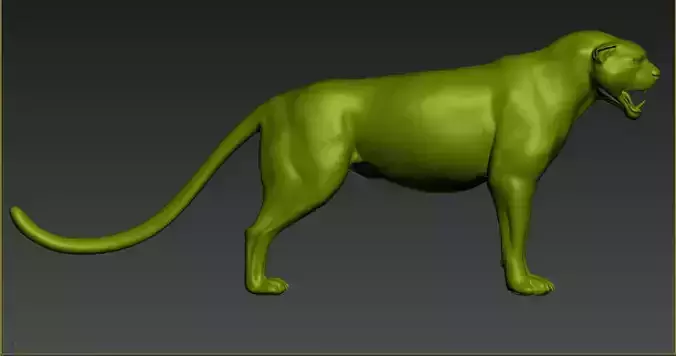Panther model 3D print model
