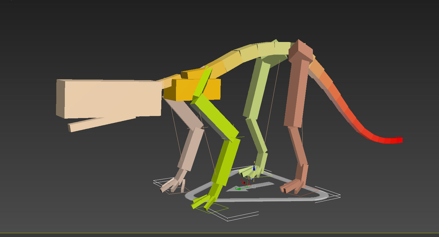 Triceratops dinosaur 3D model_2