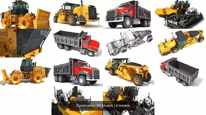 Construction 3D Models 3D Model Collection