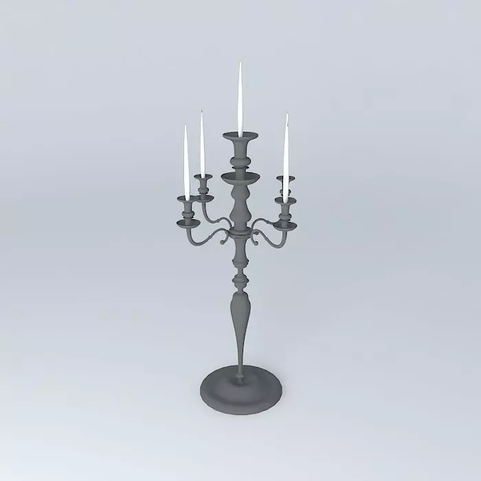 candlestick candelabra Free 3D model_0