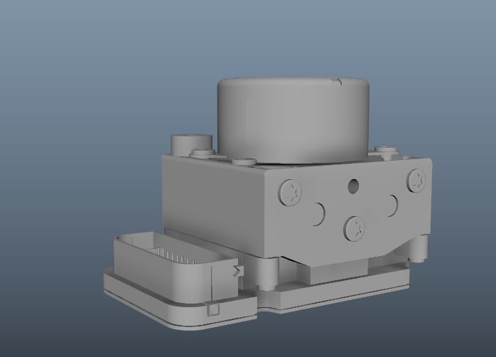 electronic part 1 3D model_1