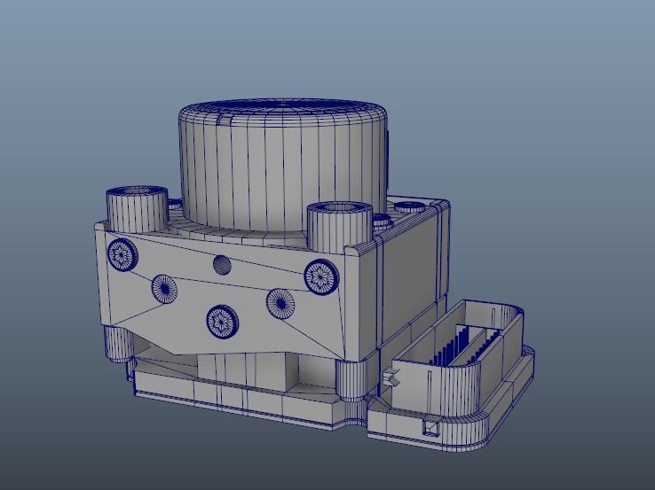 electronic part 1 3D model_4