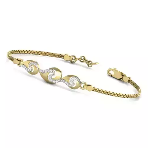 Women bracelets 3dm stl render detail 3D print model