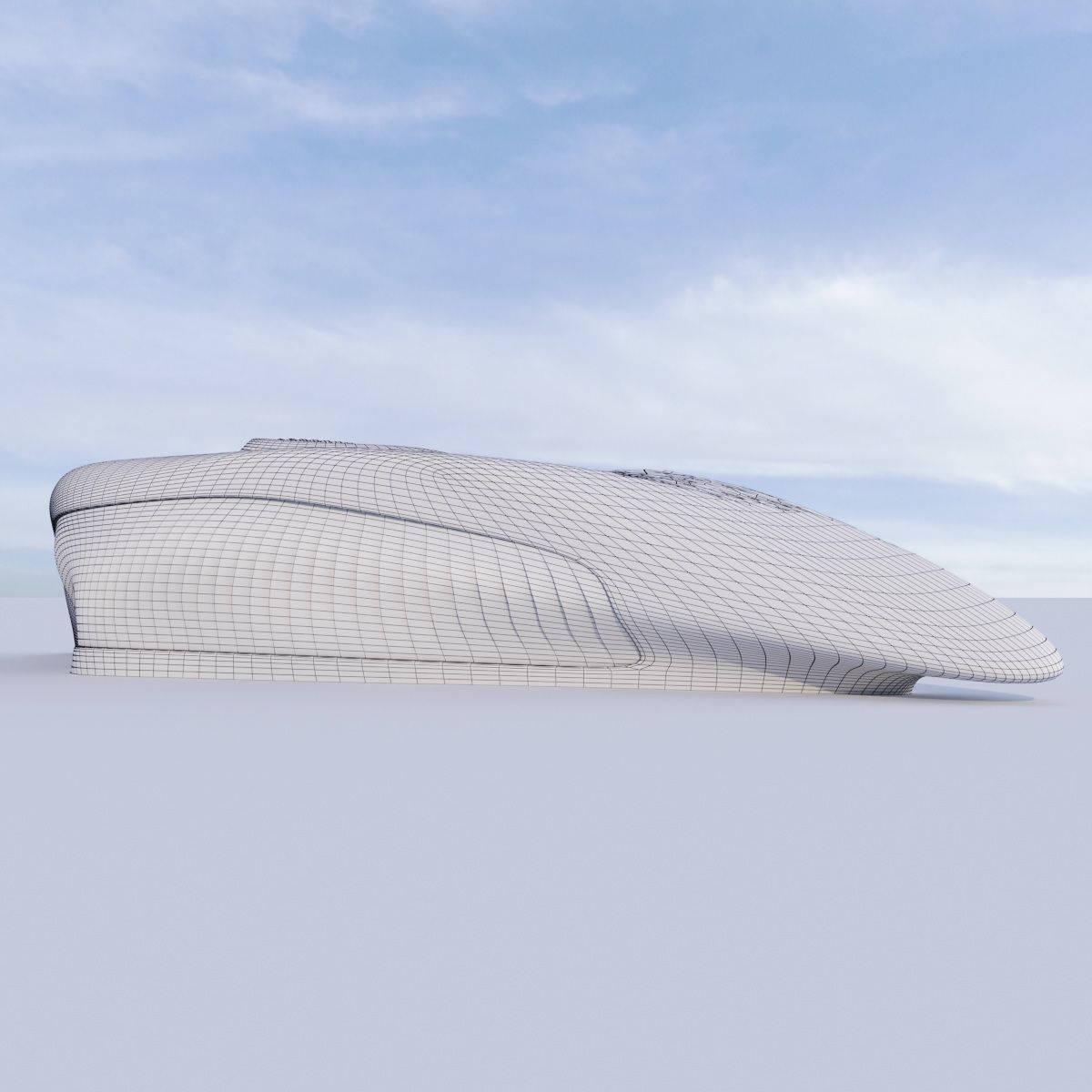 Futuristic building 7 3D model_8