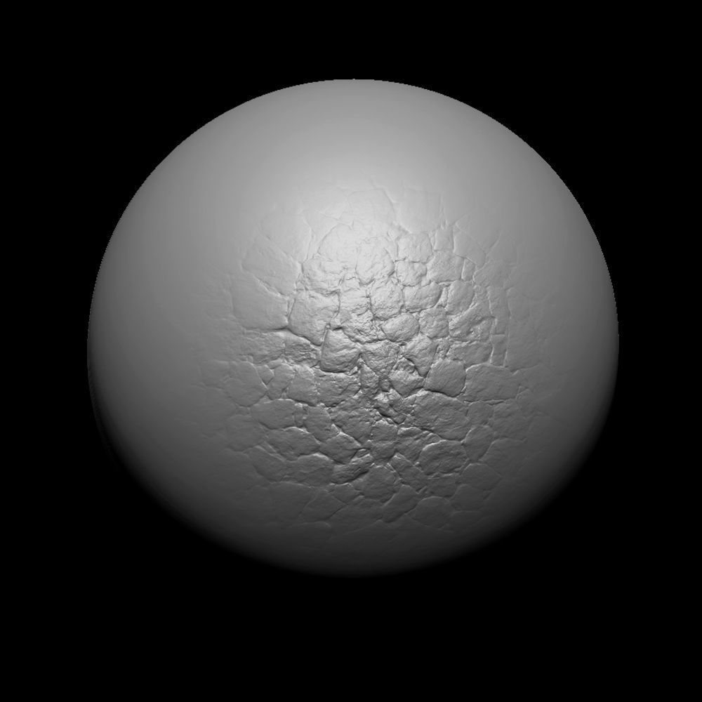 Zbrush Alpha Rock Wall Set01 Texture_26