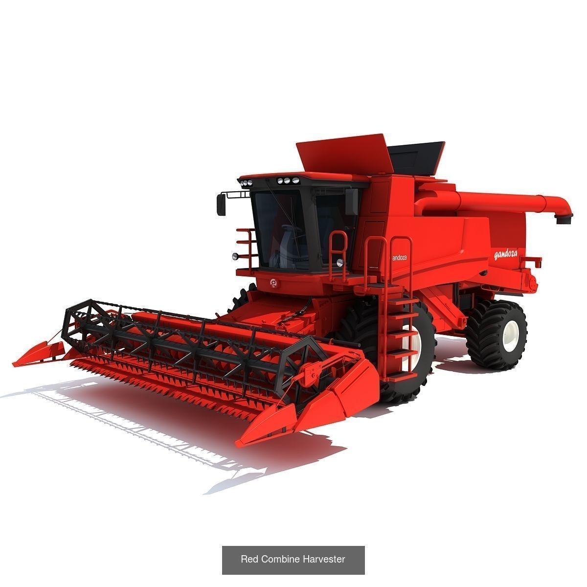 Combine and Harvesters Models 3D Model Collection_8