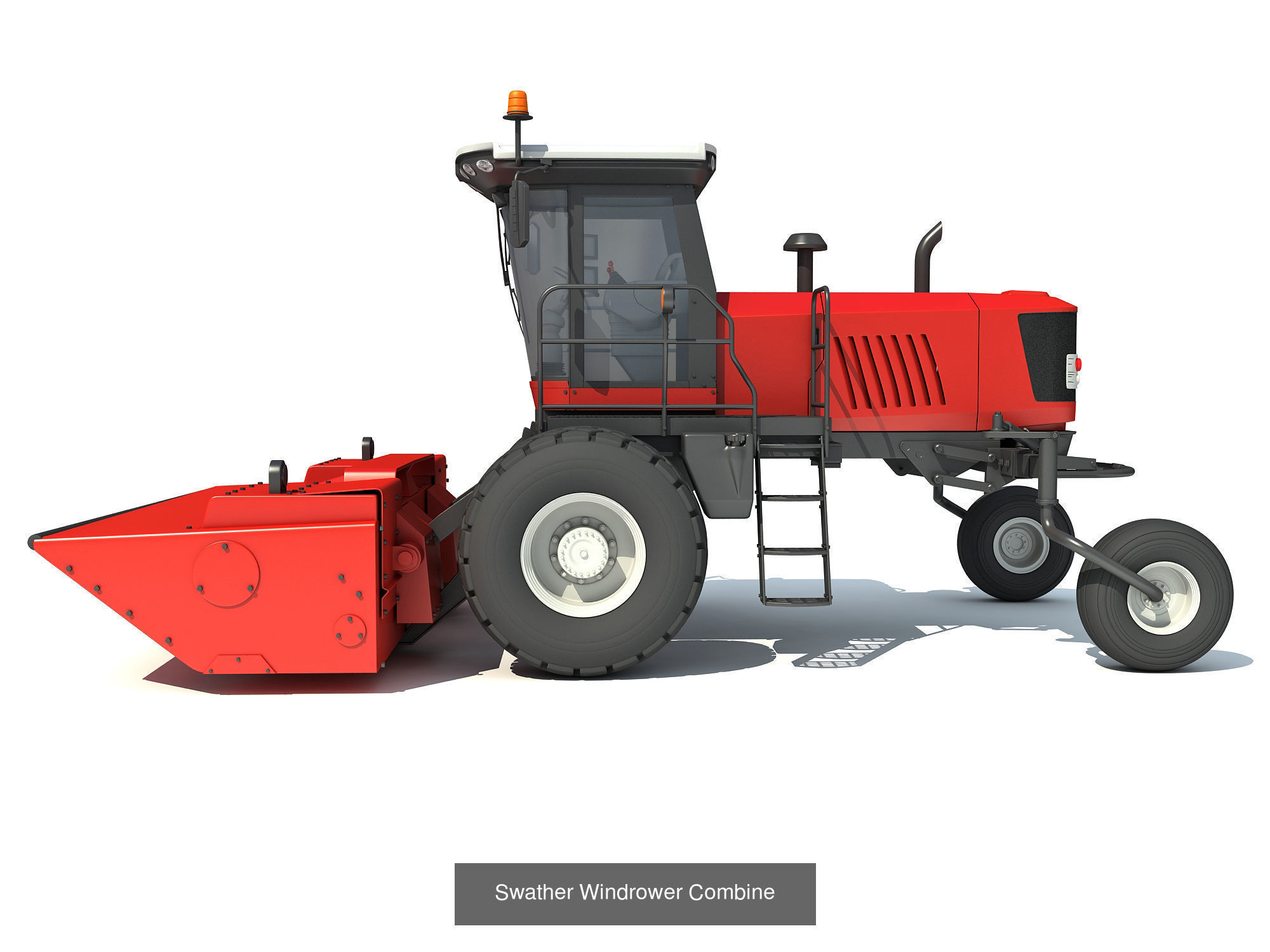 Combine and Harvesters Models 3D Model Collection_10