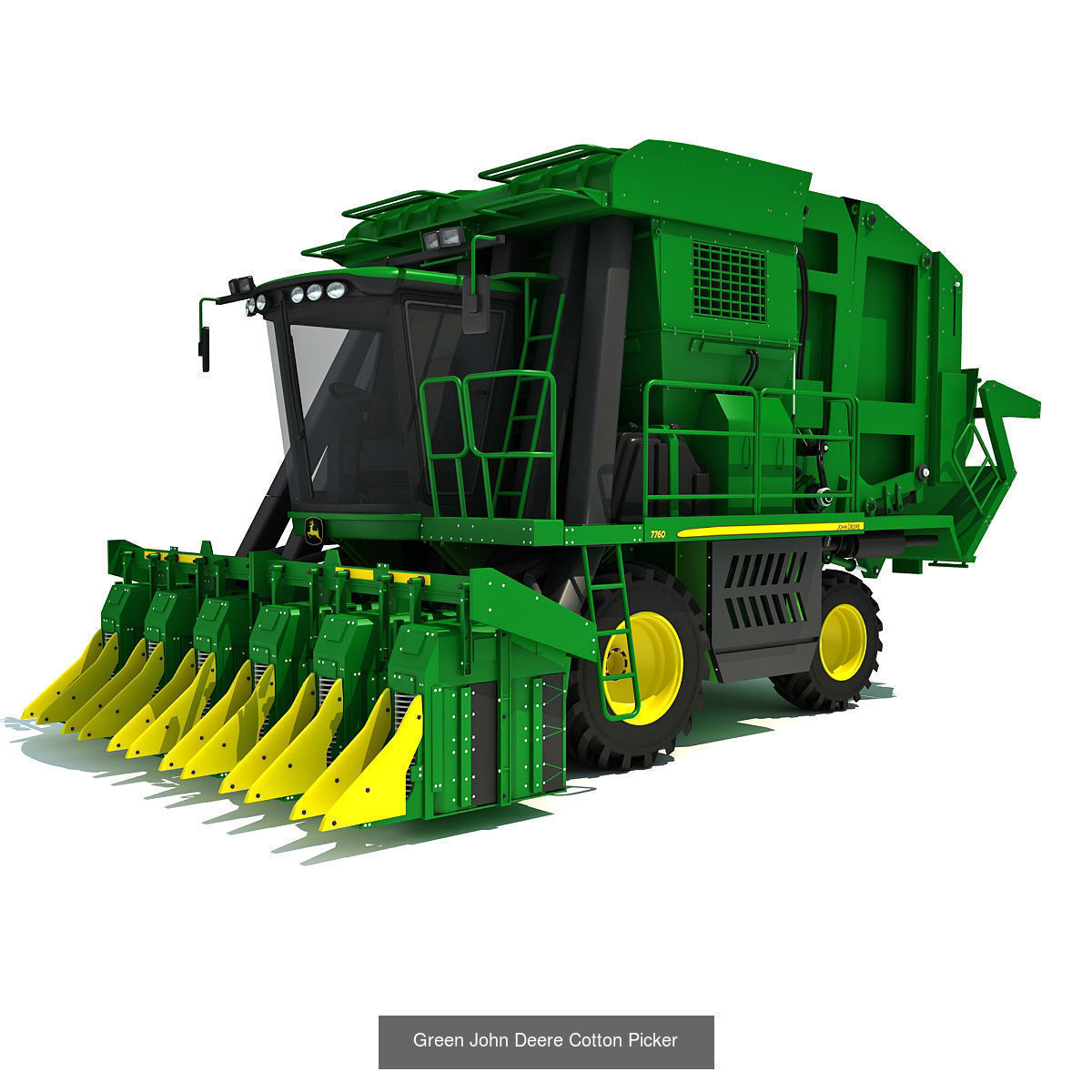 Combine and Harvesters Models 3D Model Collection_4