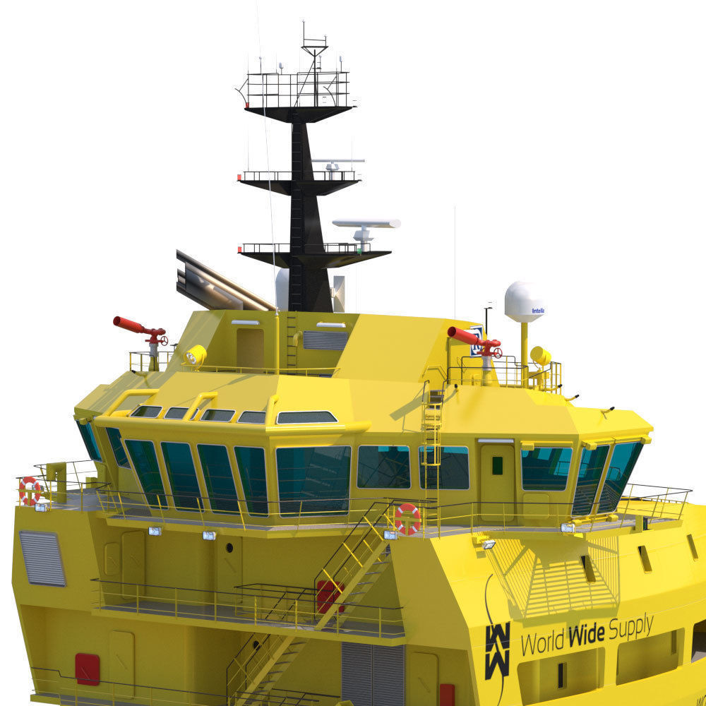 Platform Supply Vessel World Peridot 3D model_16