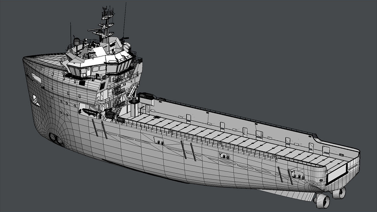 Platform Supply Vessel World Peridot 3D model_4
