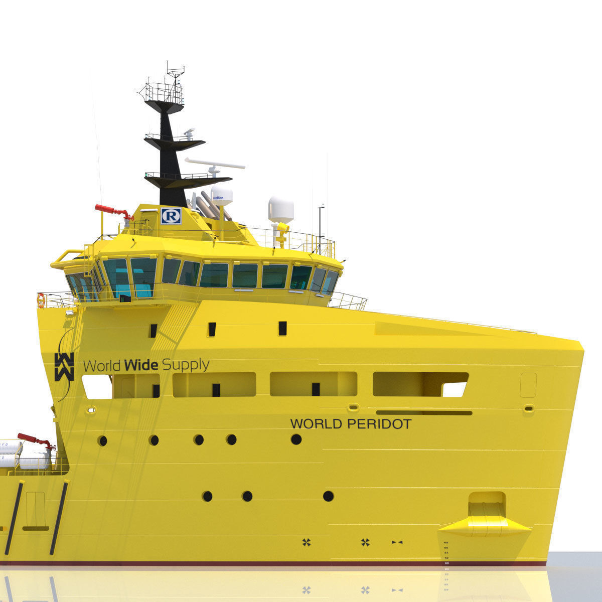 Platform Supply Vessel World Peridot 3D model_13