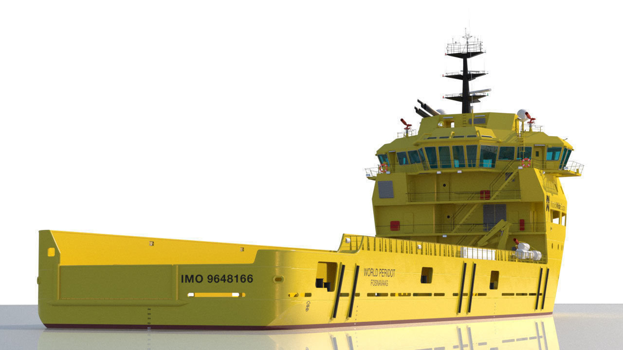 Platform Supply Vessel World Peridot 3D model_9