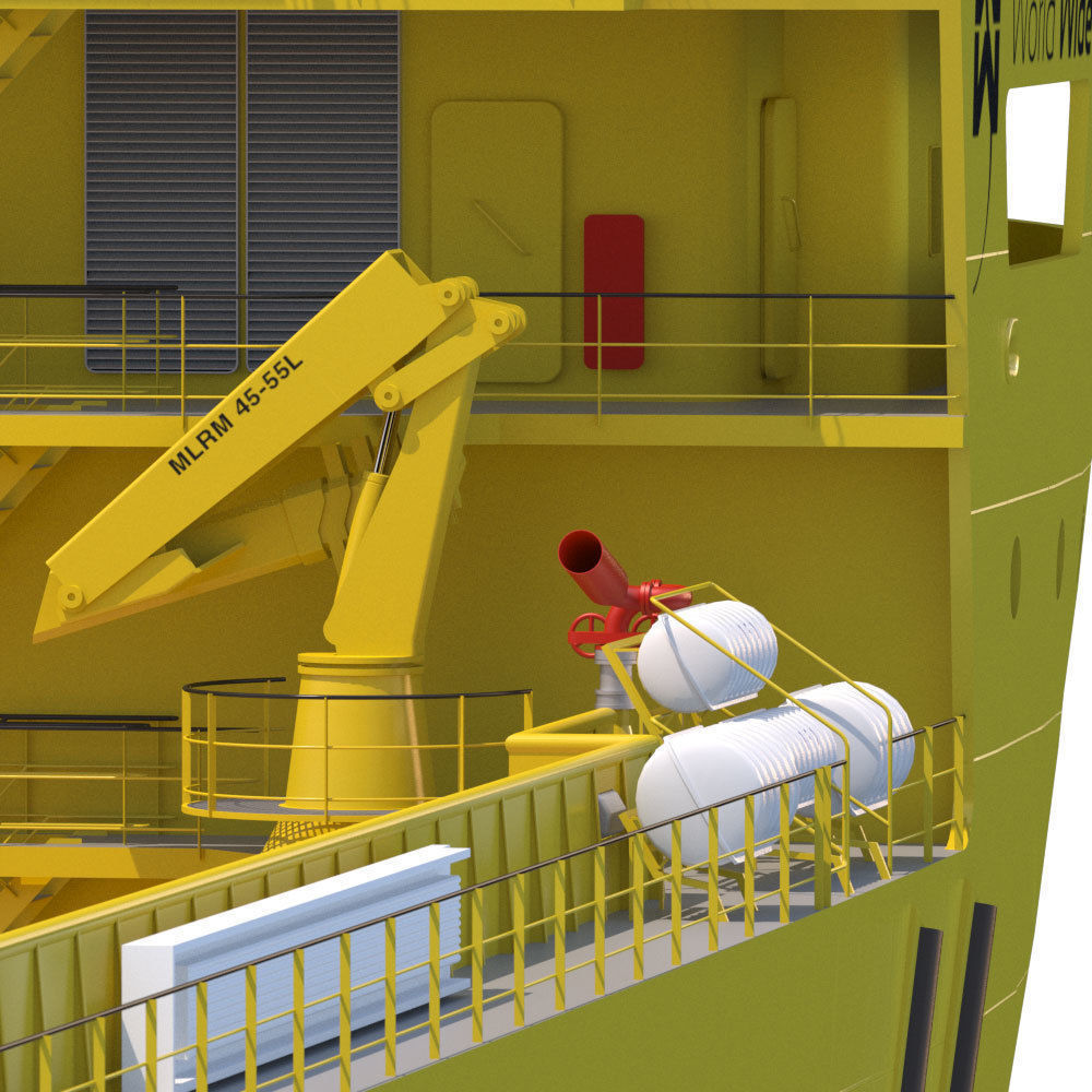 Platform Supply Vessel World Peridot 3D model_12