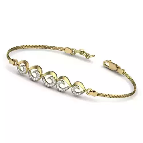 Women bracelets 3dm stl render detail 3D print model