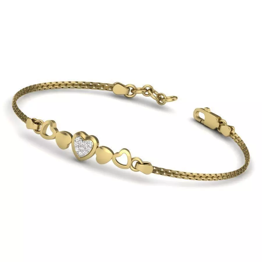 Women bracelets 3dm stl render detail 3D print model 3D print model_0